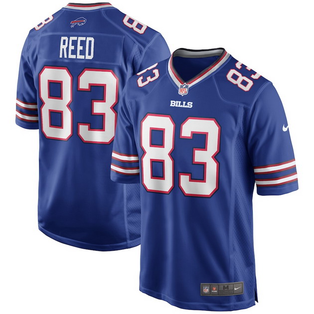 mens nike andre reed royal buffalo bills game retired player jersey